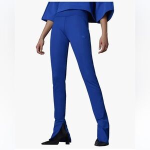 Adidas Blue Version Tights Pants Split Hem Cobalt Blue